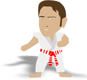 michel kervadec karate cartoon