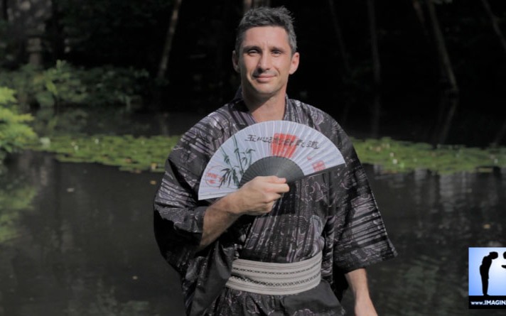 Lionel Froidure en kimono